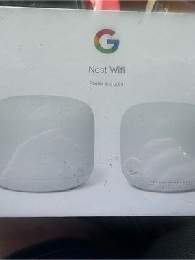 Google Nest Wifi Router and Point - White